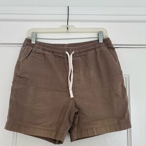 Chubbies Brown Flat Front Shorts with Relaxed Fit
